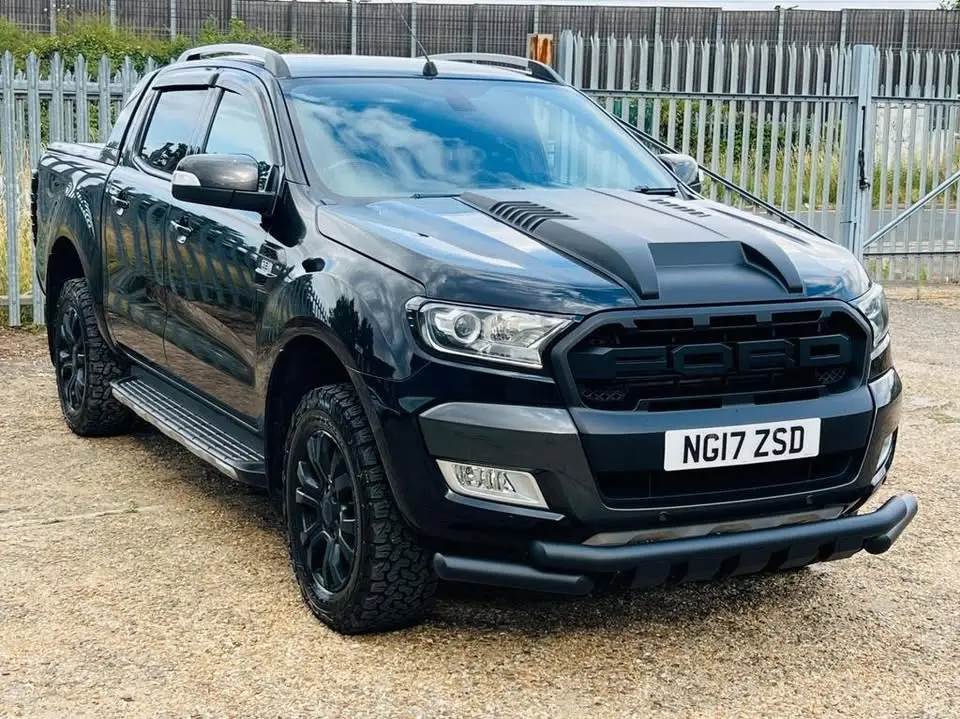 Black Ford Ranger pickup fitted with AdBlue delete service by Fix My AdBlue